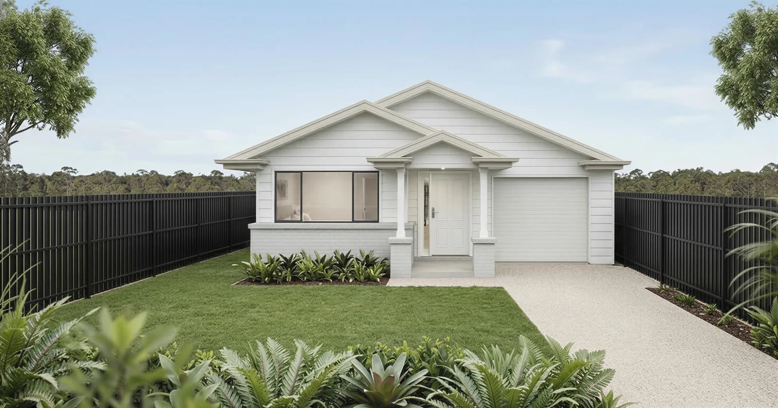 The Banksia, Hamptons facade